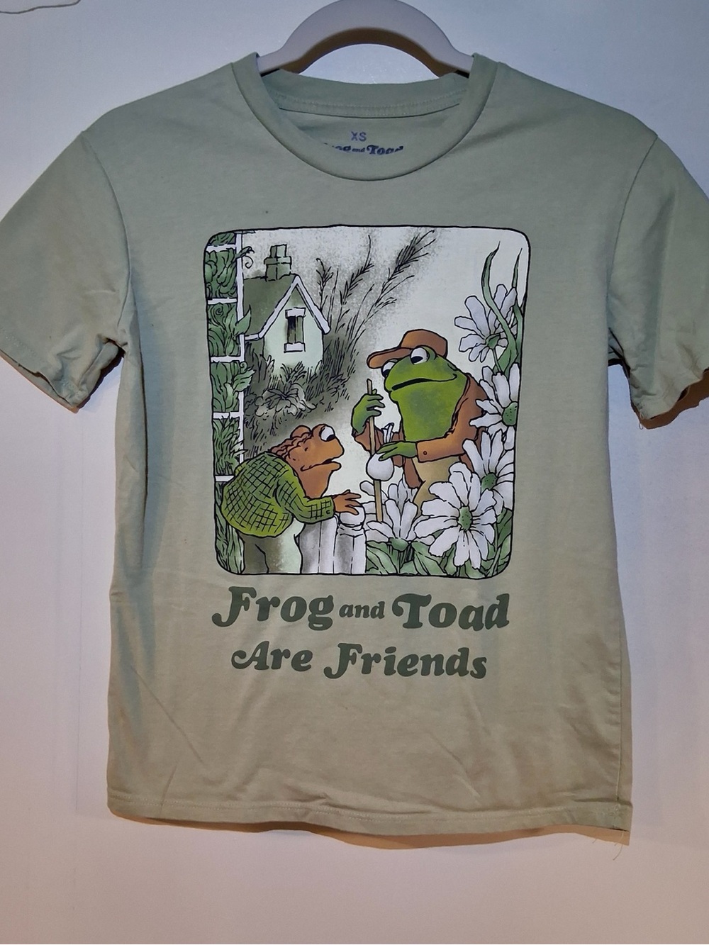 Frog and Toad Are Friends Short Sleeve Tee - Sage Green